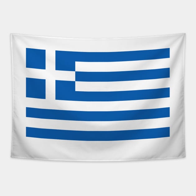 Greek Flag Tapestry by designseventy