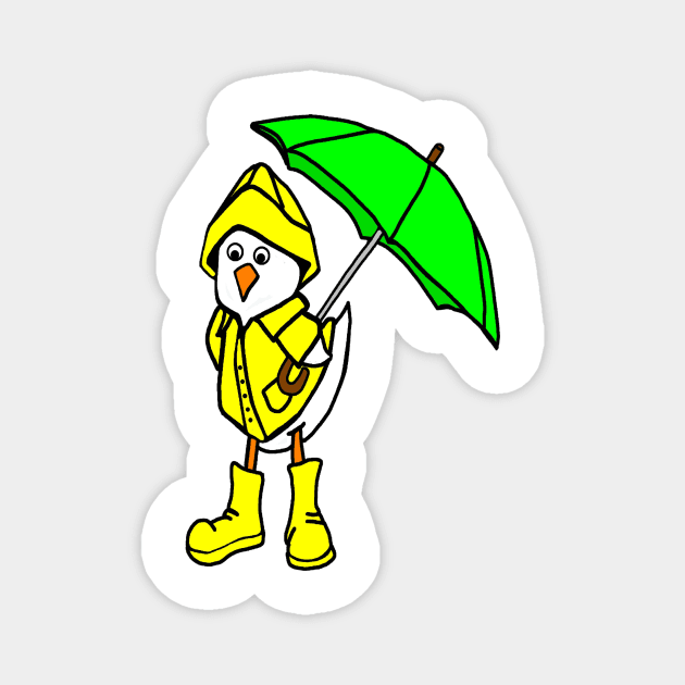Rainy Day Duck Magnet by imphavok