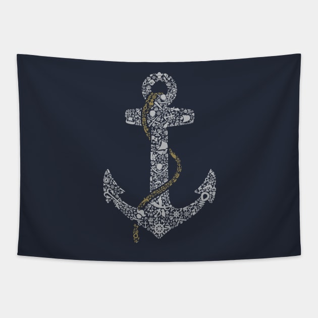 Anchor Tapestry by caffeinart