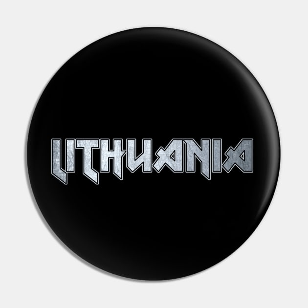 Heavy metal Lithuania Pin by KubikoBakhar