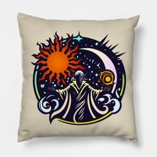 Celestial Warlock Pillow