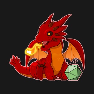 Rollplay Guild: Chibi Creature (Red Dragon) T-Shirt