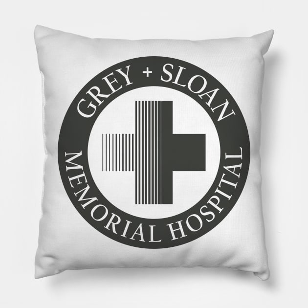 Grey & Sloan Memorial Hospital Logo Pillow by tvshirts