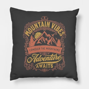 Mountain vibes. Pillow