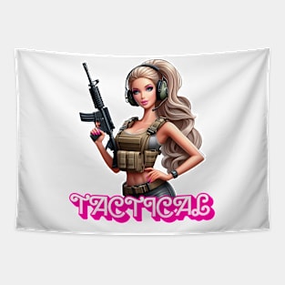 Girl Doll Tactical Tapestry