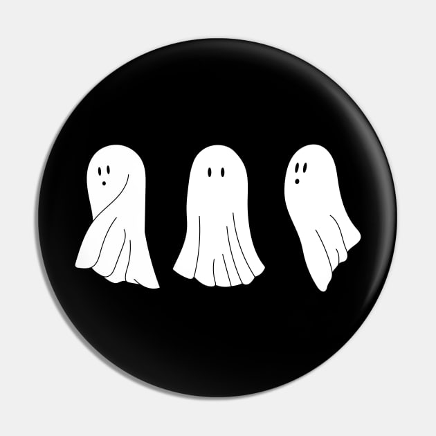 Surprised ghost line Pin by AnnaEleCreate