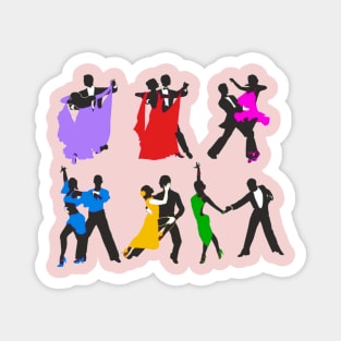 Ballroom Dancing in Color Magnet