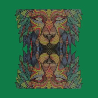 Tribal Lion Head T-Shirt