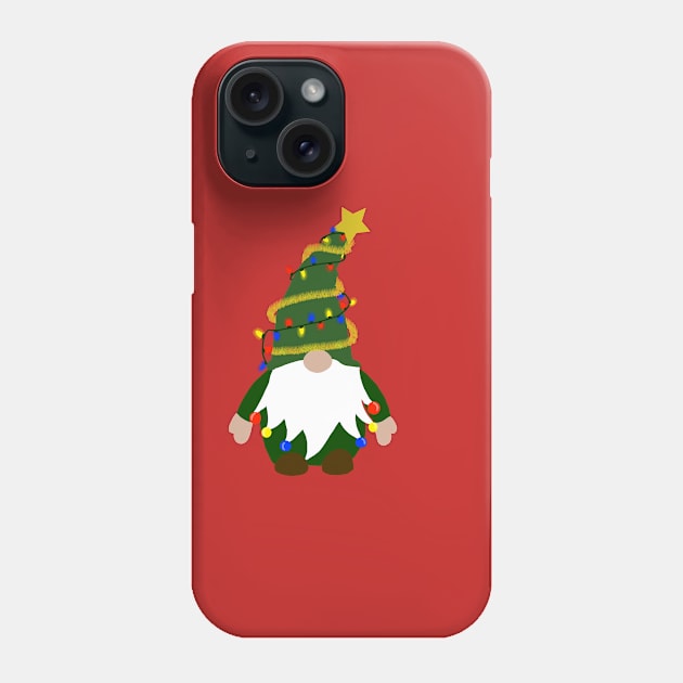 Christmas Tree Gnome Phone Case by Becky-Marie