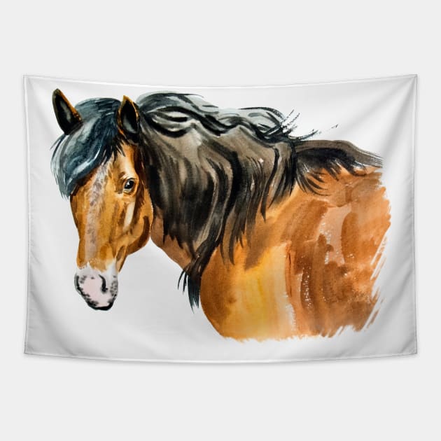 horse Tapestry by VicaVeresk