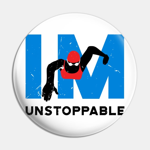 Womens swimming IM unstoppable Pin by atomguy