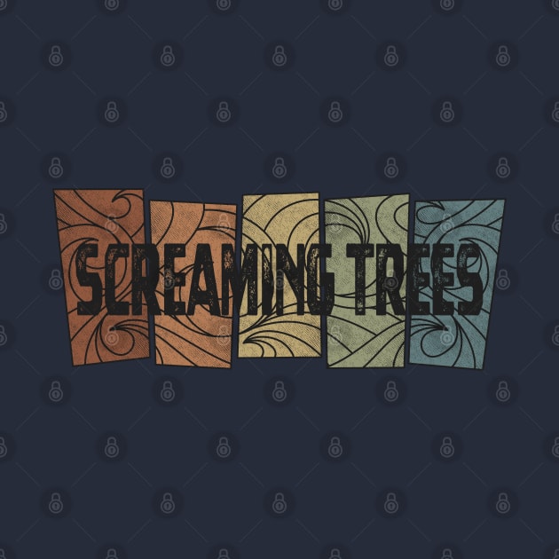 Screaming Trees - Retro Pattern by besomethingelse