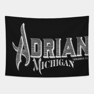 Vintage Adrian, MI Tapestry