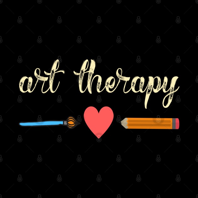 Art Therapy Love Design for Art Therapists by Hopscotch Shop Gifts