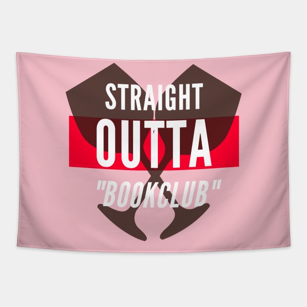 Straight Outta Book Club! Tapestry by pastorruss