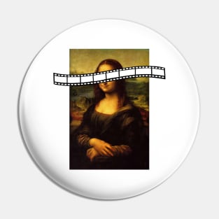 Mona Lisa With Film Strip Pin