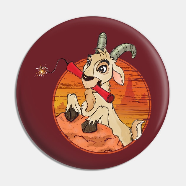 Tricky Goat Pin by Heyday Threads