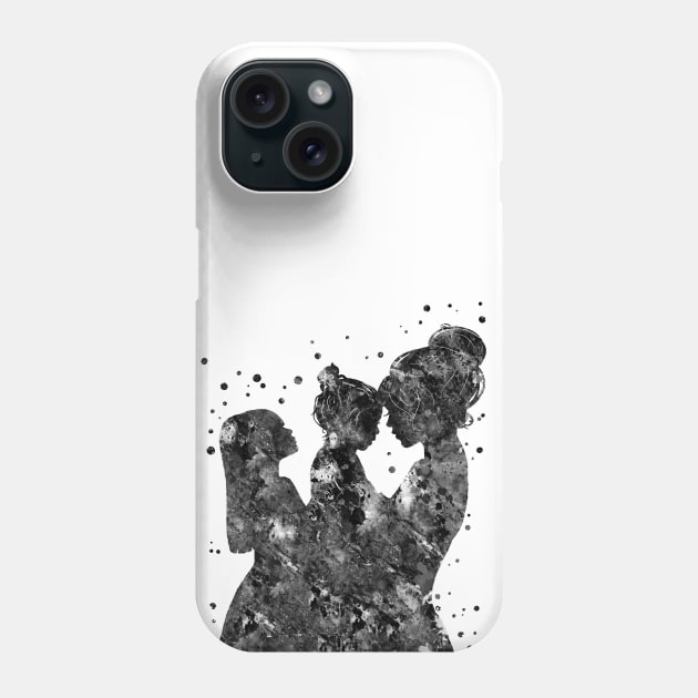 Mother and daughters Phone Case by RosaliArt