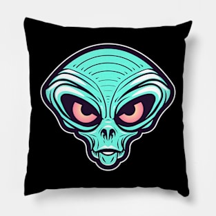 Alien Head Design Pillow