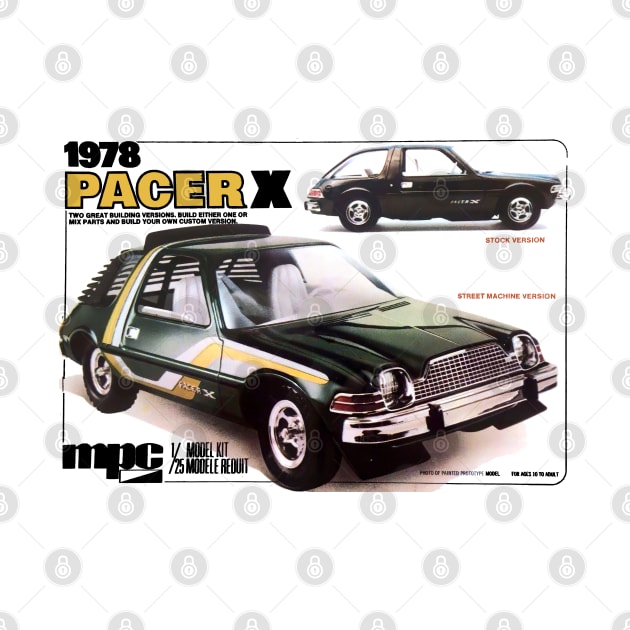 AMC PACER X - model box art by Throwback Motors