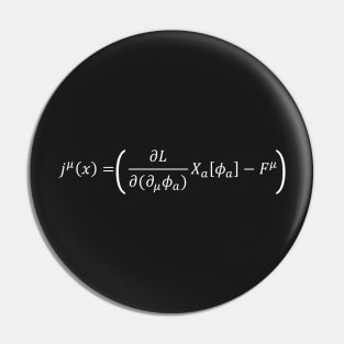 Noether Conserved Current - Quantum Field Theory Pin