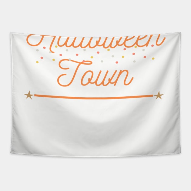 Halloween Town Tapestry by ADEL99