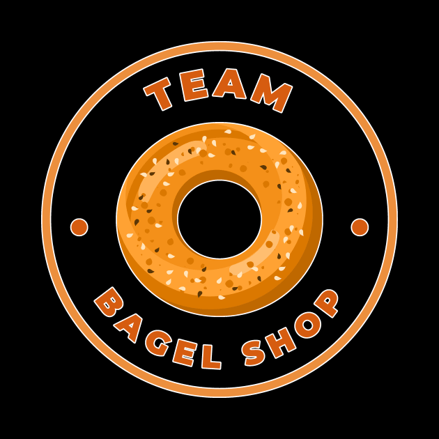 Team Bagel Shop | Funny | Bagel Battle | Scooped Bagel Beef | New York City | Los Angeles | NYC | LA by octoplatypusclothing@gmail.com