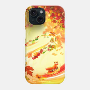 Leaf surfing Phone Case