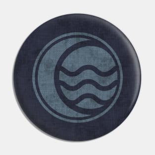 Atla Tapestry 4 - Flag of the Water Tribe (North) Pin