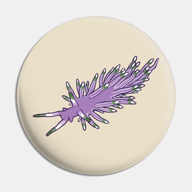 Sea Genderfluid Pin by Soft Biology