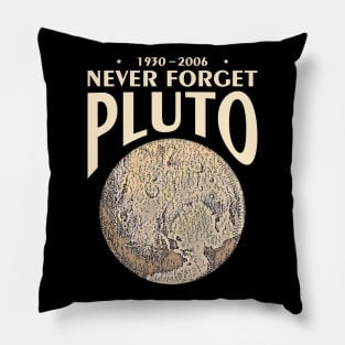 Pluto Never Forget 1930 - 2006 Pillow