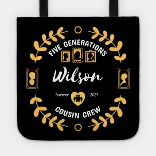 Wilson Cousin Crew Family Reunion Summer Vacation Tote