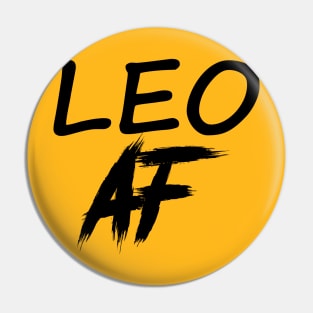 LEO AF BLACK Pin