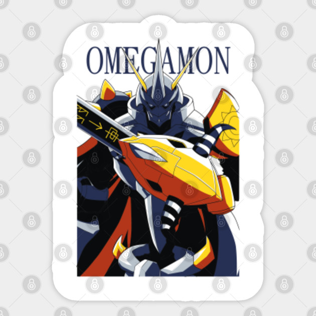 Get Wallpaper Omegamon Digimon Digimon Sticker Teepublic For iPhone