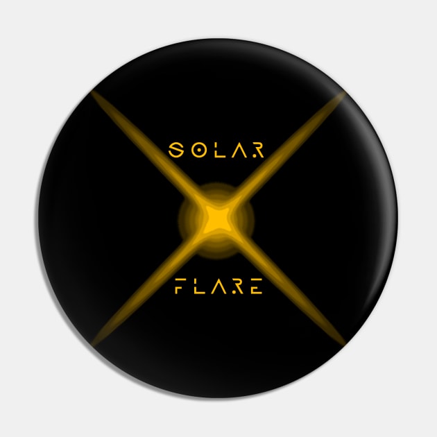 Solar Flare Pin by Migueman