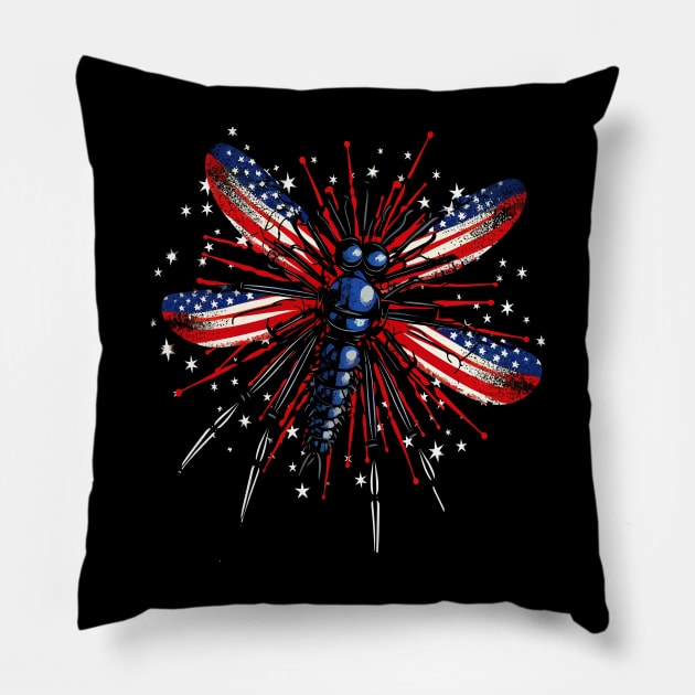 Patriotic Mosquito Pillow by JH Mart