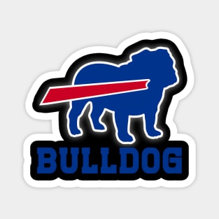 Buffalo Bills English Bulldog Magnet