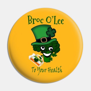 Vegan St Patricks Day Irish Pin