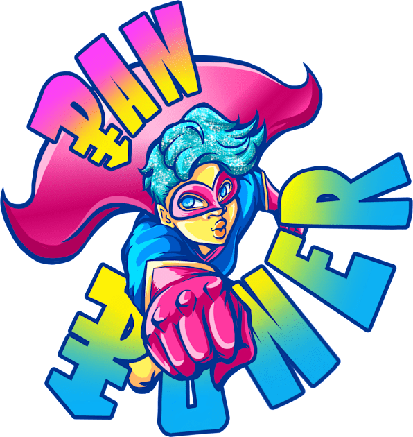 Pan Power Kids T-Shirt by judechelfiearts