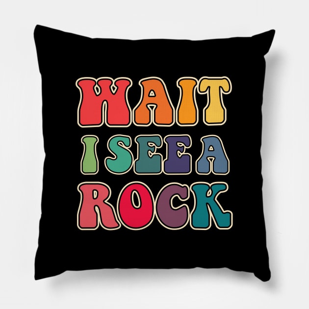 Wait I see a rock Pillow by LemonBox