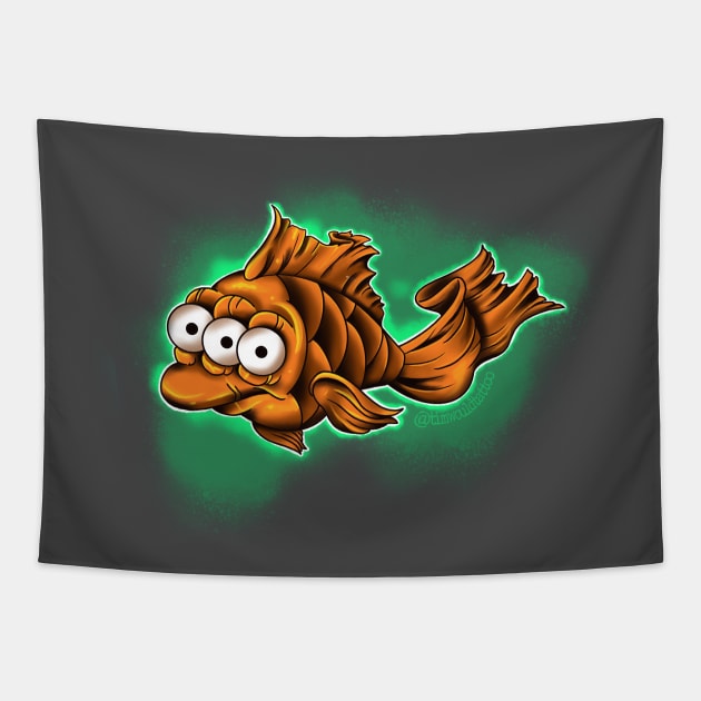 Blinky Tapestry by Timwould