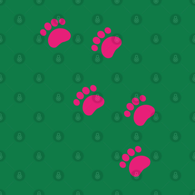 Animal Tracks Paw Prints by Daily Design