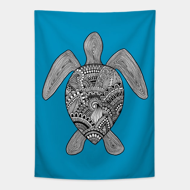 Sea Turtle Tapestry by calenbundalas