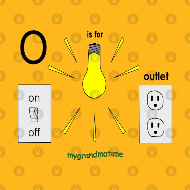 O is for outlet by mygrandmatime