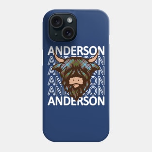 Clan Anderson - Hairy Coo Phone Case