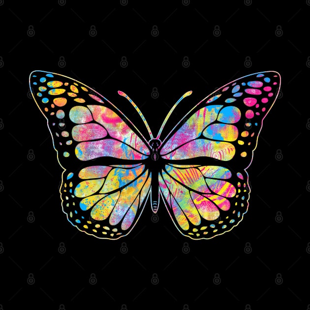 Pansexual Butterfly design Streetwear Graffiti Hand Drawn by phoxydesign