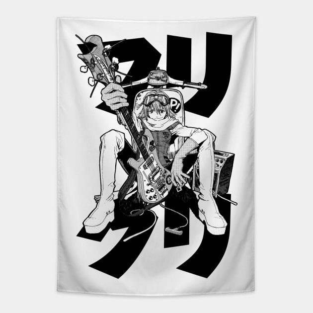 Haruko no Vespa (light) Tapestry by geekingink