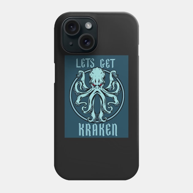 Let’s get Kraken Phone Case by jardakelley