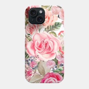 pink roses Phone Case