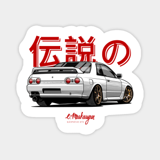 Skyline R32 GTR white Magnet